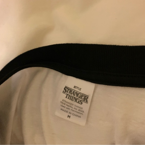 Stranger Things Hellfire Baseball Tee - Picture 5 of 5